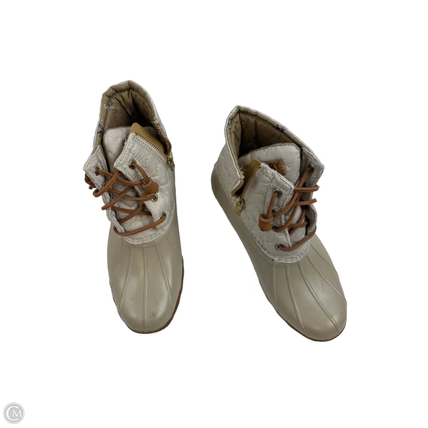 Boots Rain By Sperry In Beige, Size: 7.5