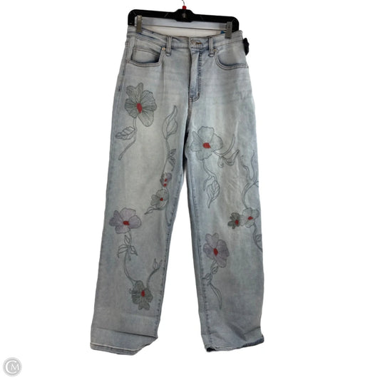 Jeans Wide Leg By Jessica Simpson In Blue & Green, Size: 4