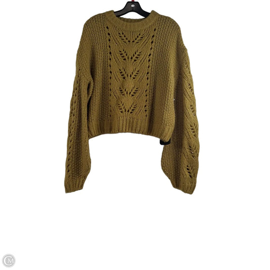 Sweater By Clothes Mentor In Yellow, Size: L