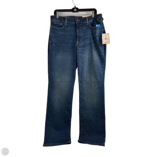 Jeans Straight By Clothes Mentor In Blue Denim, Size: 14