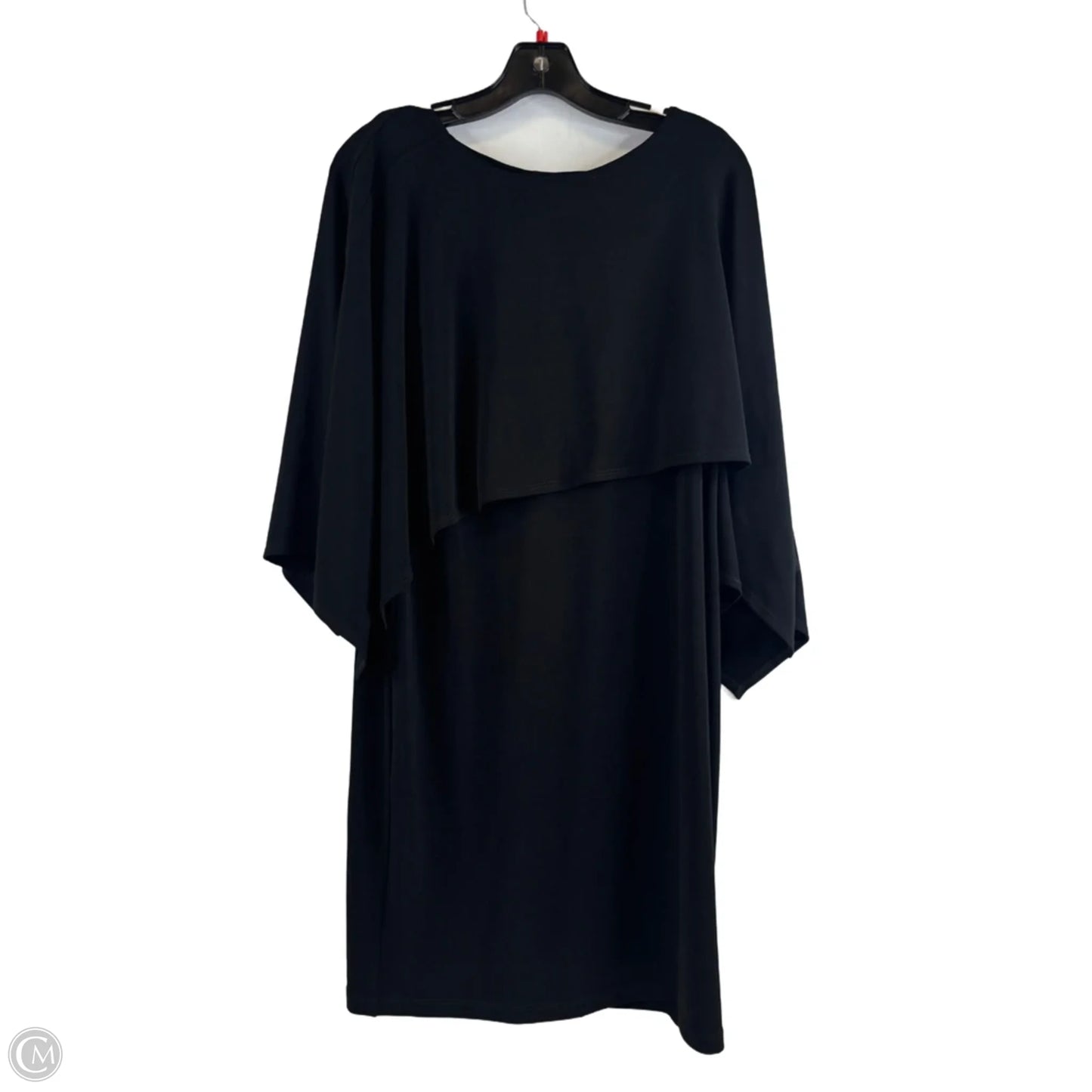 Dress Casual Midi By Chicos In Black, Size: M