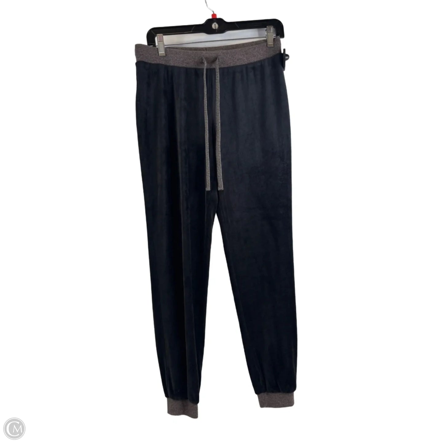 Lounge Set Pants By Alfani In Black & Grey, Size: S