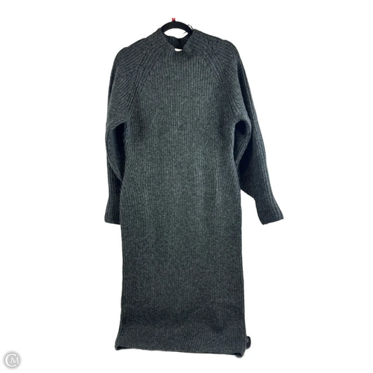 Dress Sweater By H&m In Grey, Size: M