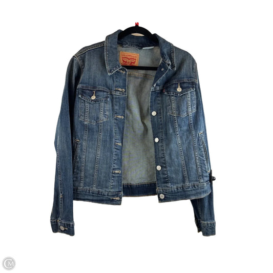 Jacket Denim By Levis In Blue Denim, Size: Xl