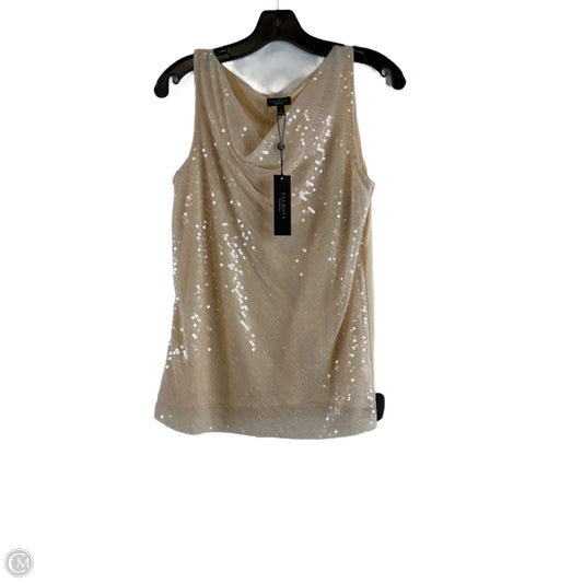 Top Sleeveless By Talbots In Beige, Size: M