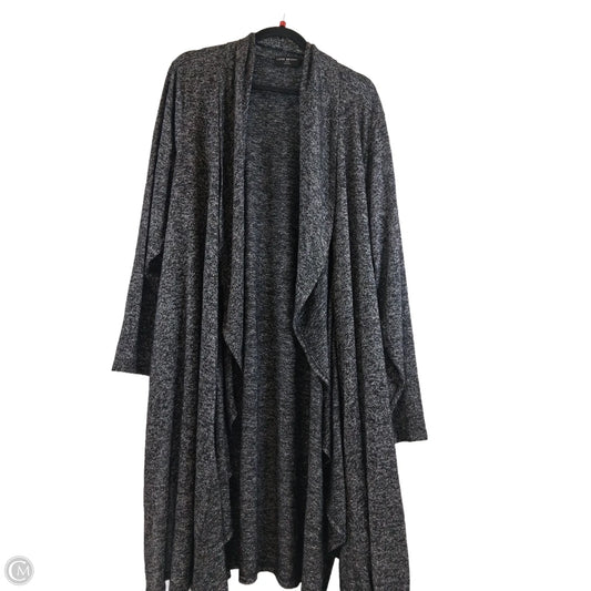 Cardigan By Lane Bryant In Black & Silver, Size: 3x