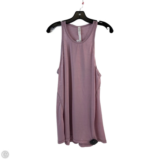 Athletic Tank Top By Lululemon In Pink, Size: 6