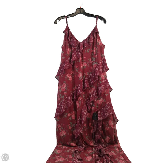 Dress Casual Maxi By Arula In Pink & Red, Size: 1x