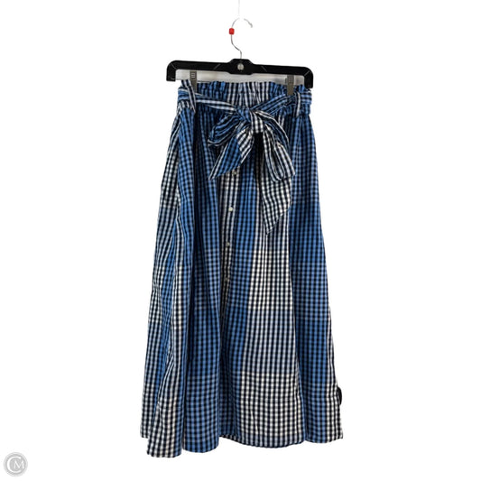 Skirt Midi By Free Assembly In Checkered Pattern, Size: 4