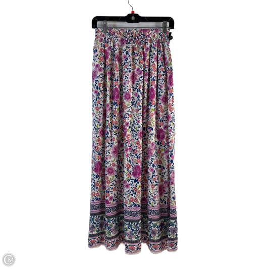 Skirt Maxi By Zeagoo In Pink & Purple, Size: 4
