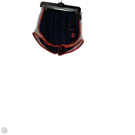 Athletic Shorts By Nike In Blue & Orange, Size: M