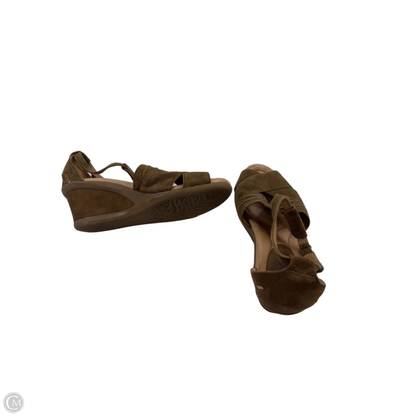 Shoes Heels Wedge By Earth In Tan, Size: 8