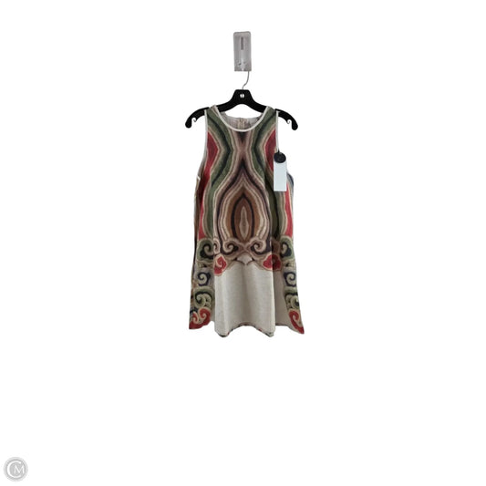 Dress Casual Short By Clothes Mentor In Cream & Green, Size: M