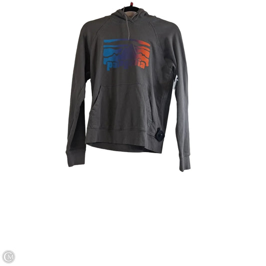Sweatshirt Hoodie By Patagonia In Grey, Size: S