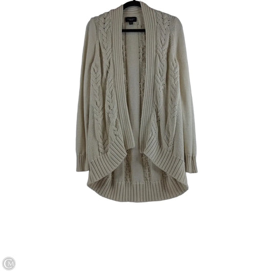 Cardigan By Lands End In Cream, Size: M