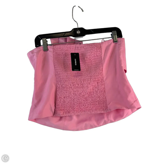 Top Sleeveless By Express In Pink, Size: M