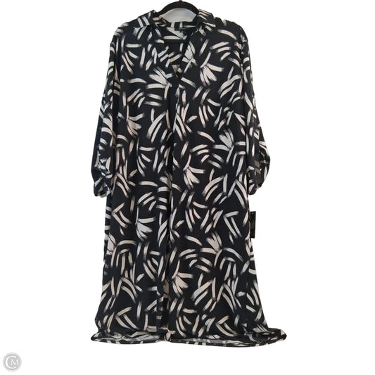 Dress Casual Midi By Alfani In Black & White, Size: 3x