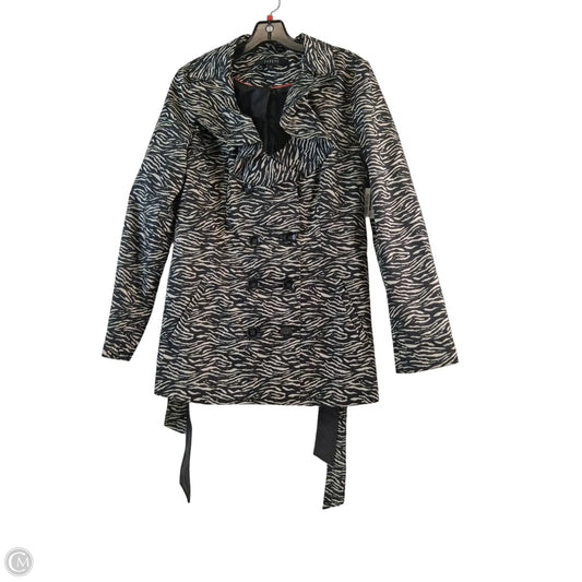 Jacket Designer By Sandro In Black & Cream, Size: M