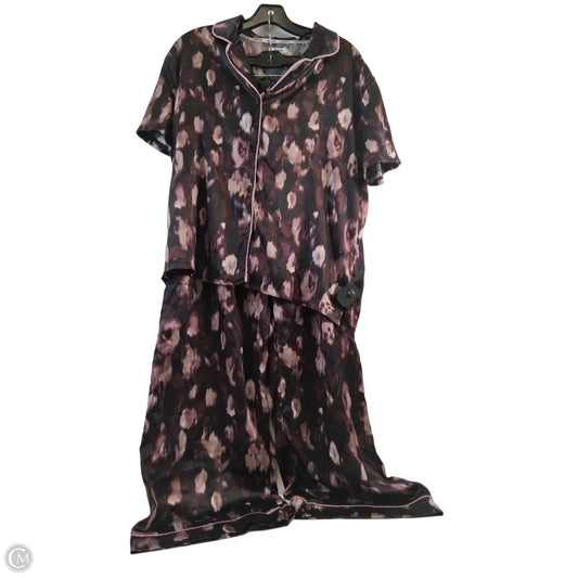 Pajamas Designer By Jason Wu In Black & Purple, Size: L
