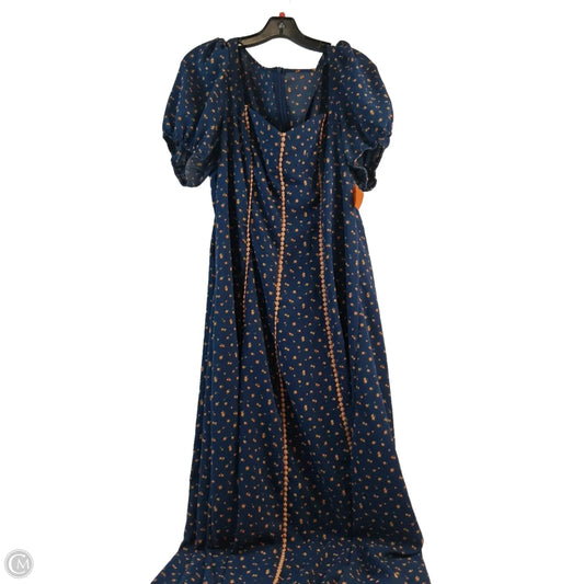 Dress Casual Maxi By Shein In Blue & Orange, Size: 1x