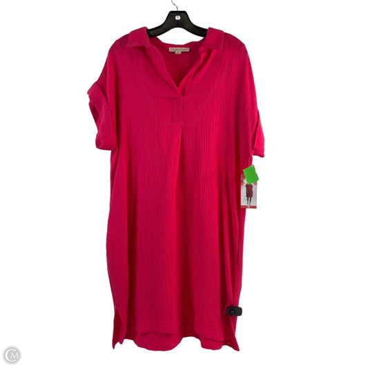 Dress Casual Short By Clothes Mentor In Pink, Size: M