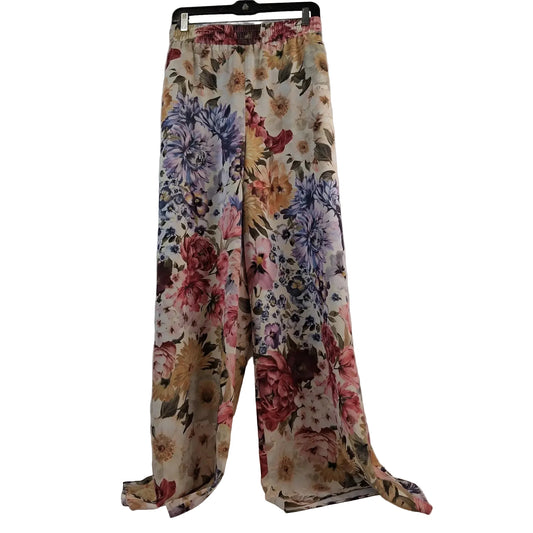 Pants Wide Leg By Express In Floral Print, Size: 16
