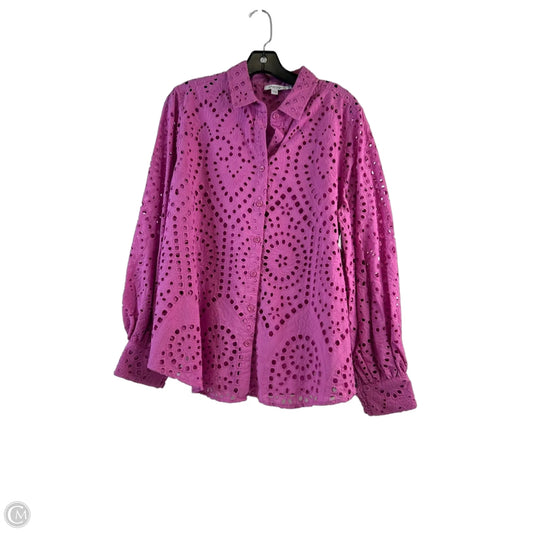 Top Long Sleeve By Chicos In Purple, Size: 14
