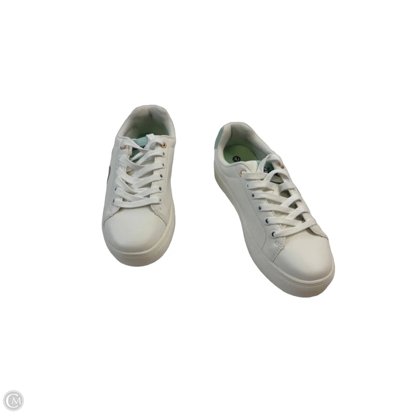 Shoes Sneakers By Disney In Gold & White, Size: 7