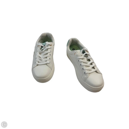 Shoes Sneakers By Disney In Gold & White, Size: 7