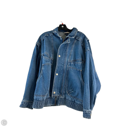 Jacket Denim By Universal Thread In Blue Denim, Size: M