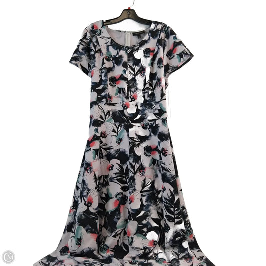 Dress Casual Midi By Lane Bryant In Floral Print, Size: 2x