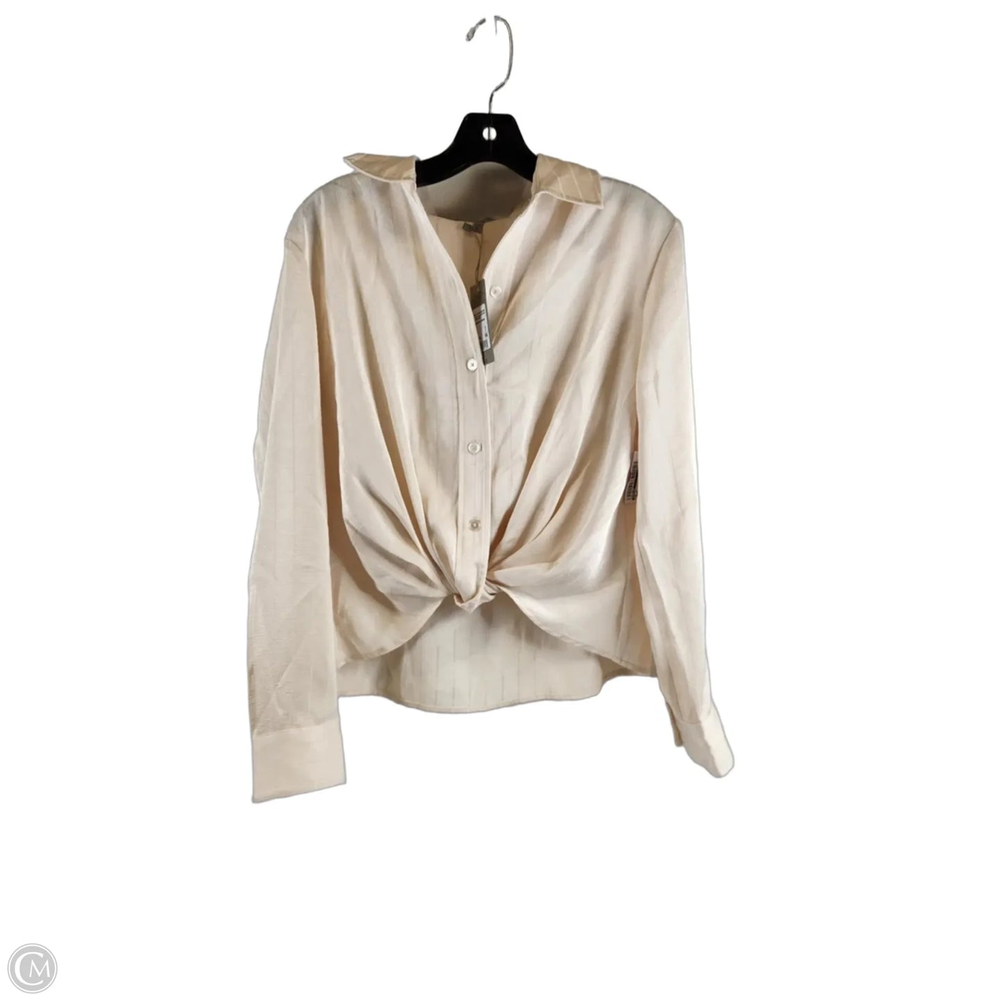 Top Long Sleeve By Hudson In Cream, Size: S