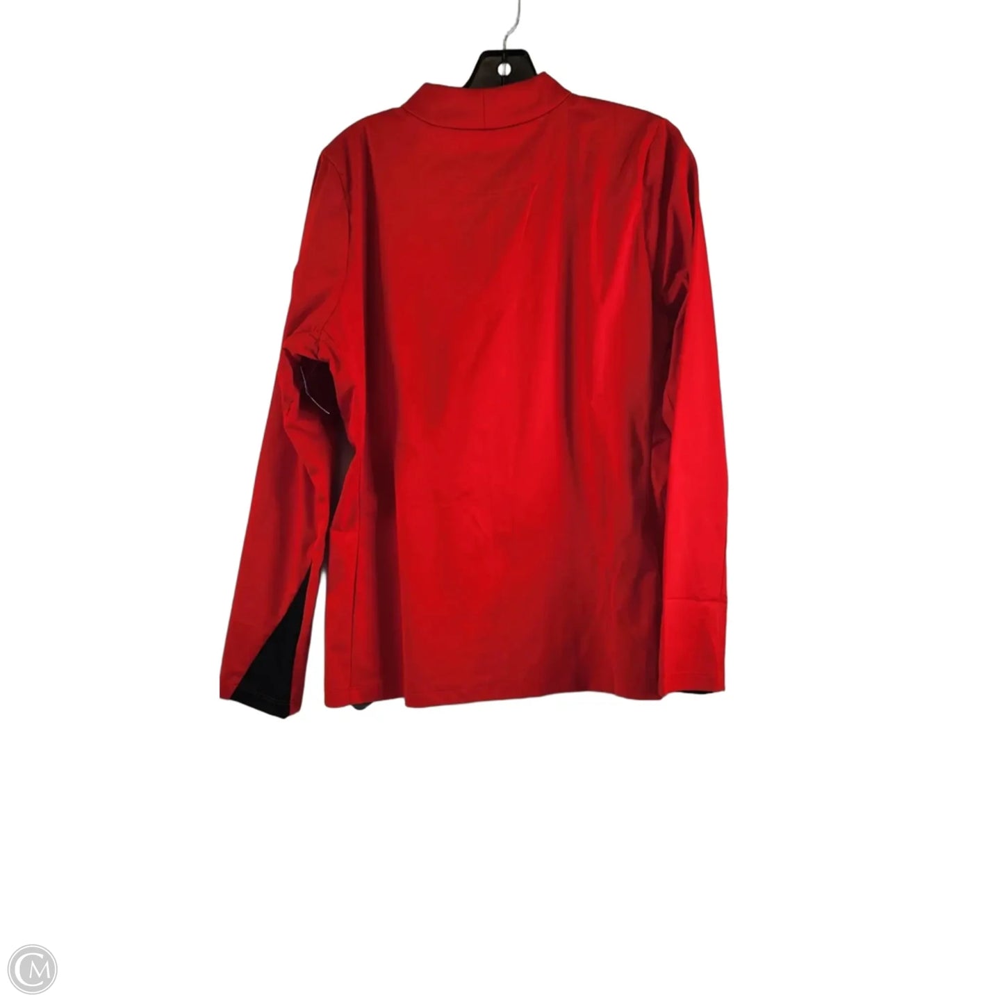 Athletic Jacket By Nike In Red, Size: M