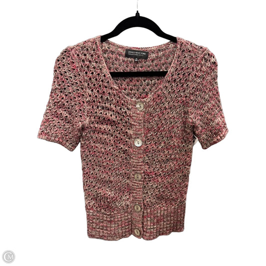 Sweater Short Sleeve By Jones New York In Brown & Red, Size: Sp