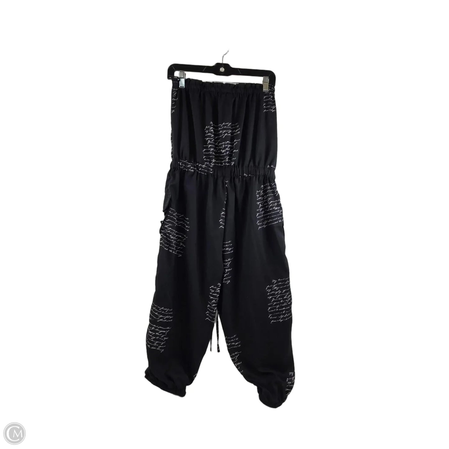 Jumpsuit By Clothes Mentor In Black & Cream, Size: M