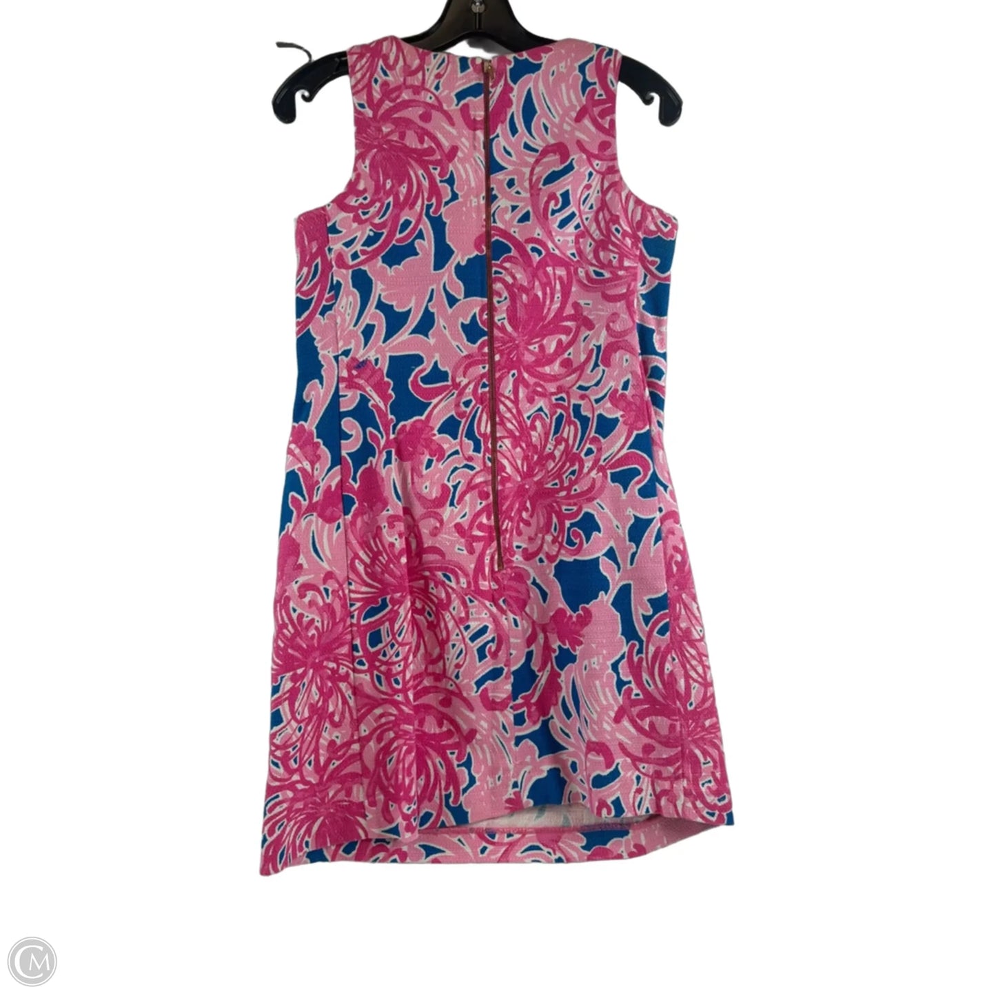 Dress Casual Short By Just Taylor In Blue & Pink, Size: S