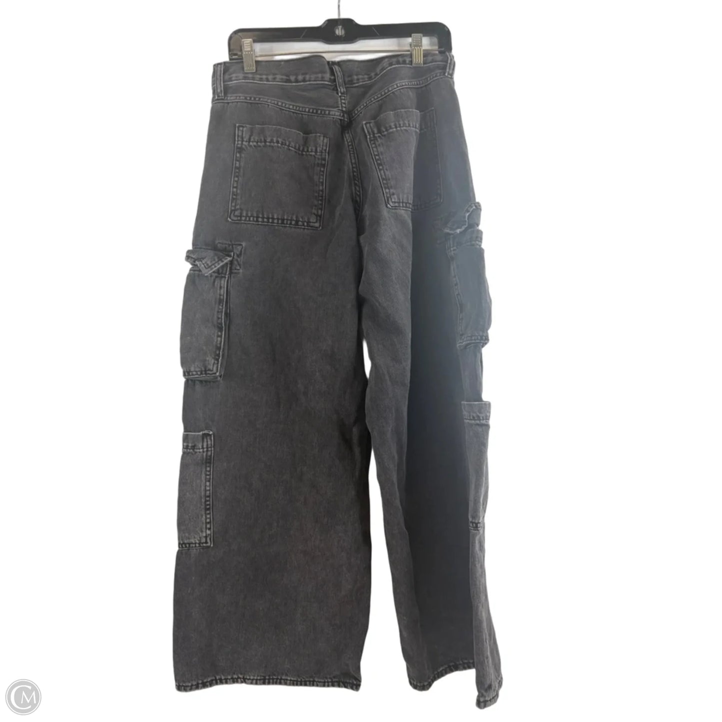 Jeans Wide Leg By Old Navy In Black, Size: 8