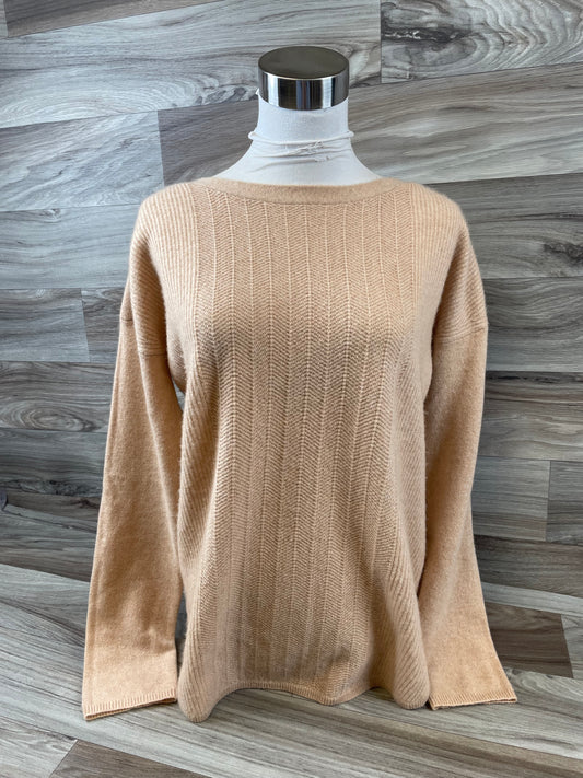 Sweater By Max Studio In Tan, Size: L