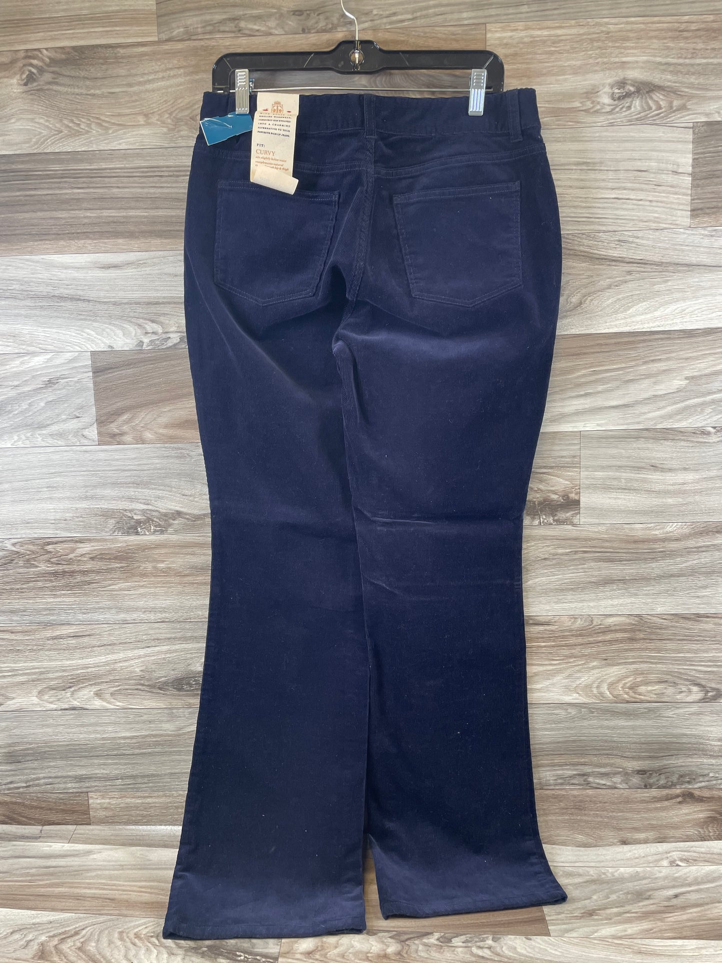 Pants Corduroy By Talbots In Navy, Size: 10