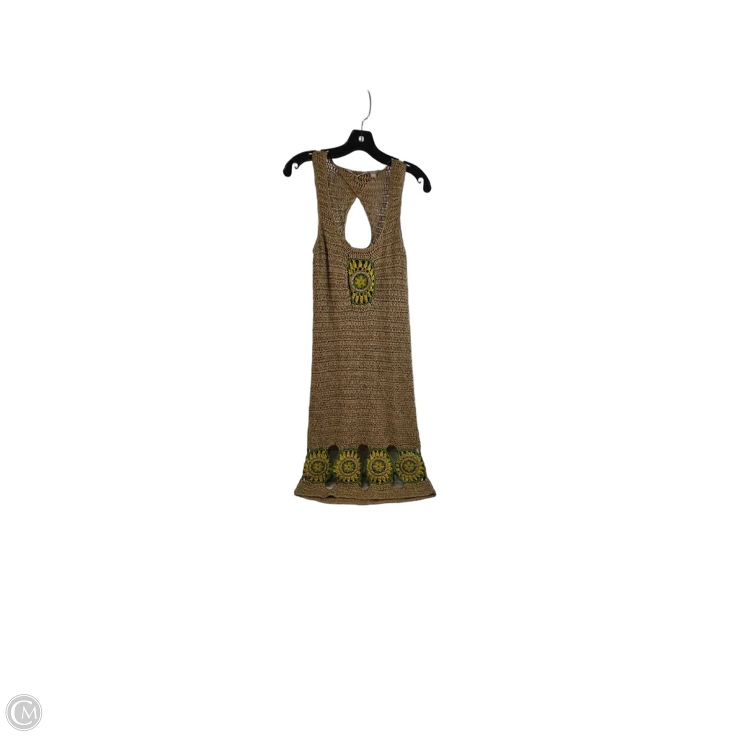 Dress Casual Midi By Knitted And Knotted In Tan, Size: S