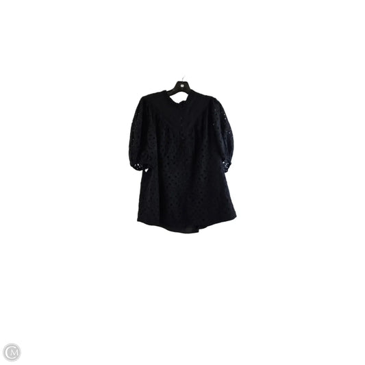 Top Short Sleeve By Prettygarden In Black, Size: Xl