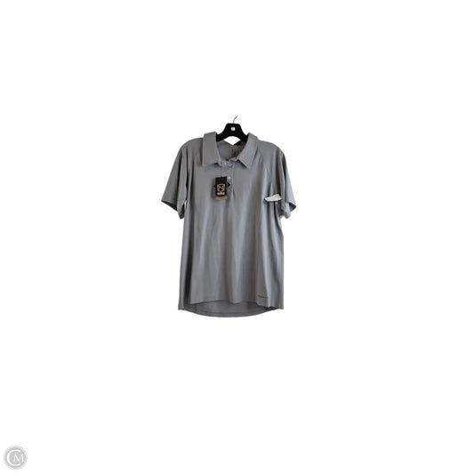Athletic Top Short Sleeve By Clothes Mentor In Grey, Size: Xl