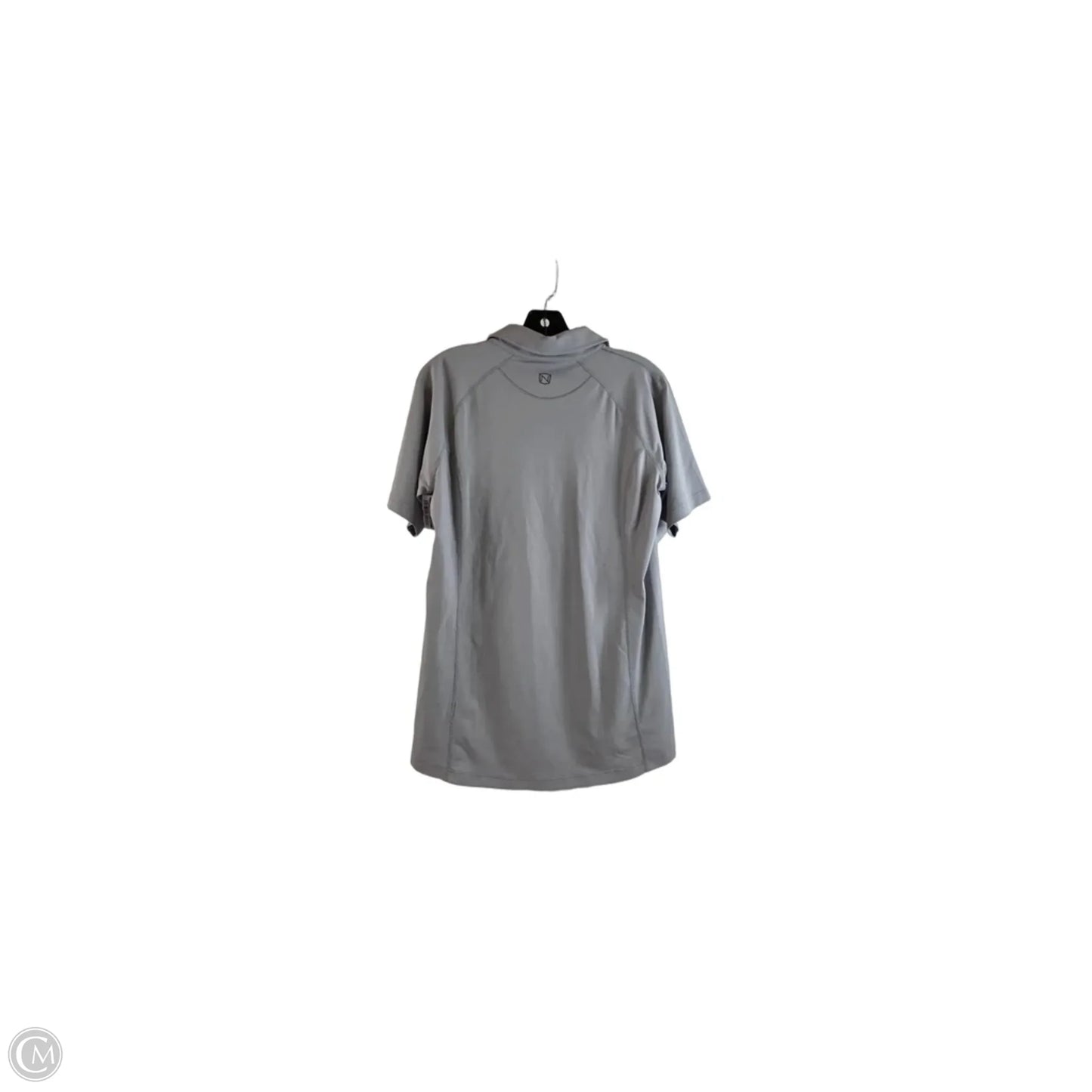 Athletic Top Short Sleeve By Clothes Mentor In Grey, Size: Xl
