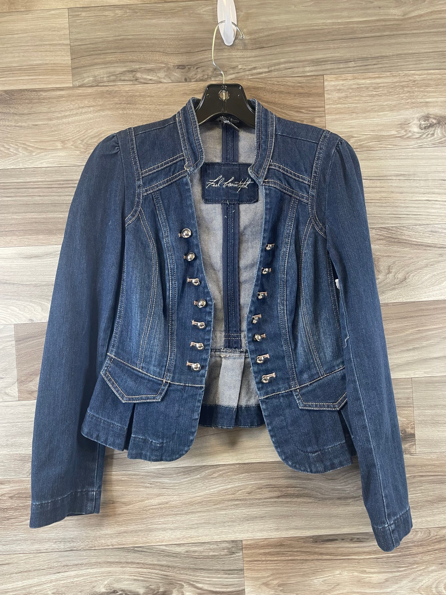 Jacket Denim By White House Black Market In Blue, Size: 0