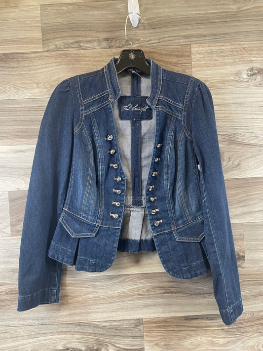 Jacket Denim By White House Black Market In Blue, Size: 0