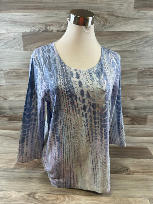 Top 3/4 Sleeve Basic By Zenergy By Chicos  Size: S