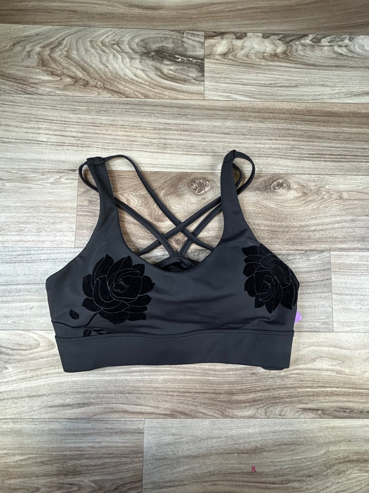 Black Athletic Bra Zyia, Size Xl