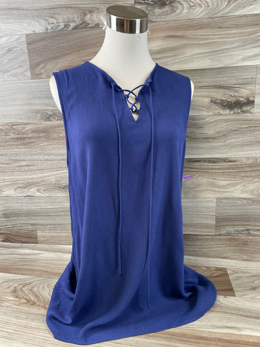 Navy Tunic Sleeveless Fun 2 Fun, Size M