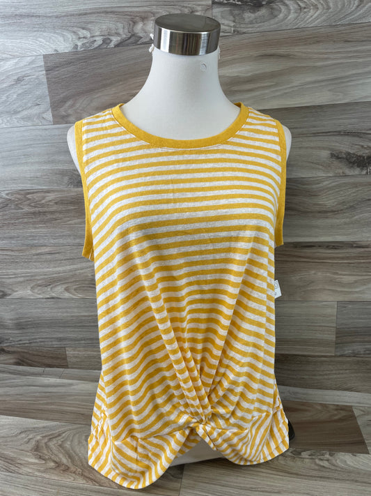 Striped Pattern Tank Top Liz Claiborne, Size M