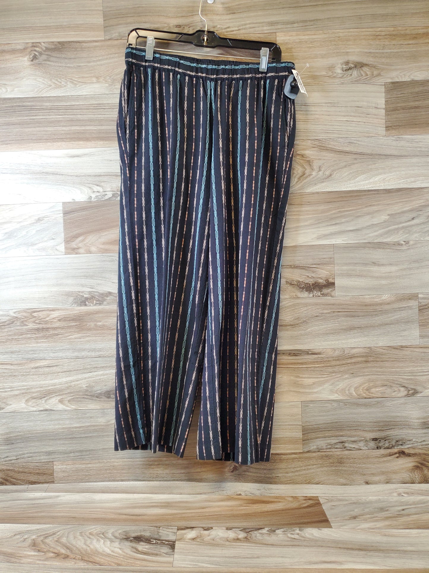 Pants Wide Leg By Pure Jill In Black & Tan, Size: 6